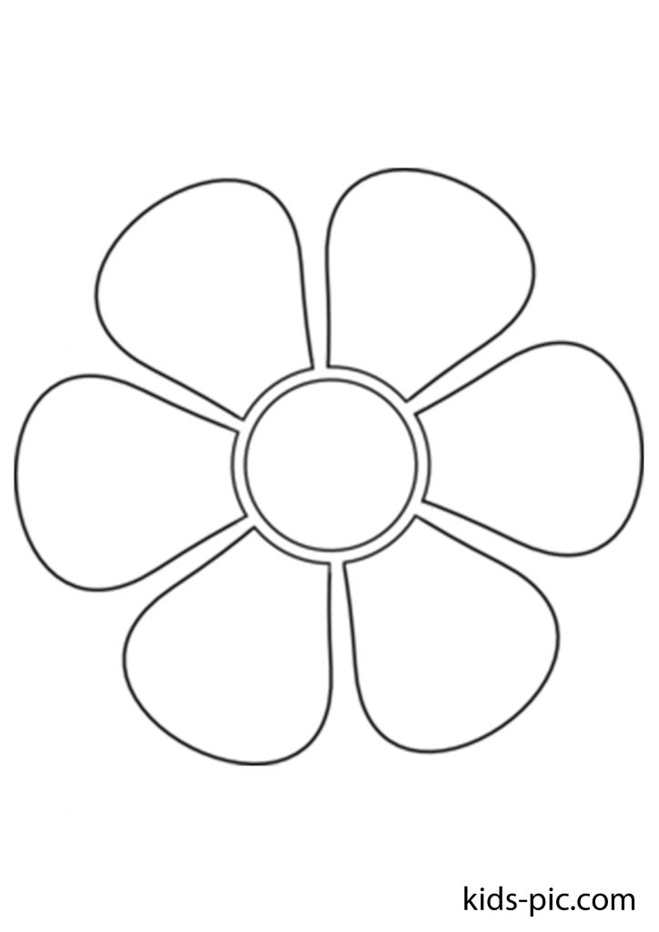 Daisy Template To Cut Out Kids Pic Com
