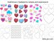 Heart Pattern For Paper Cut Out шаблон сердечка для вырезания из бумаги разных размеров