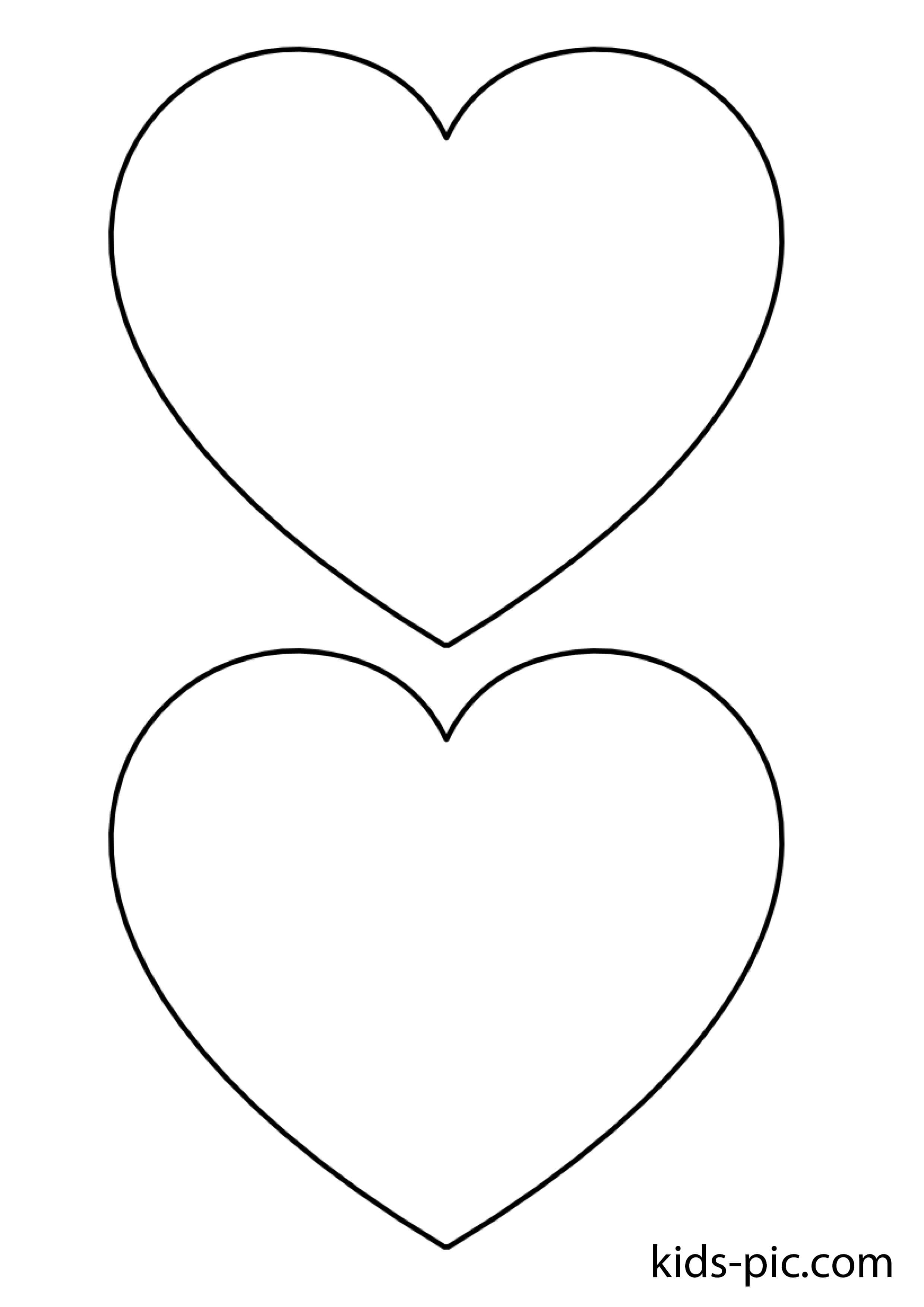 Сердце шаблон для вырезания из бумаги распечатать