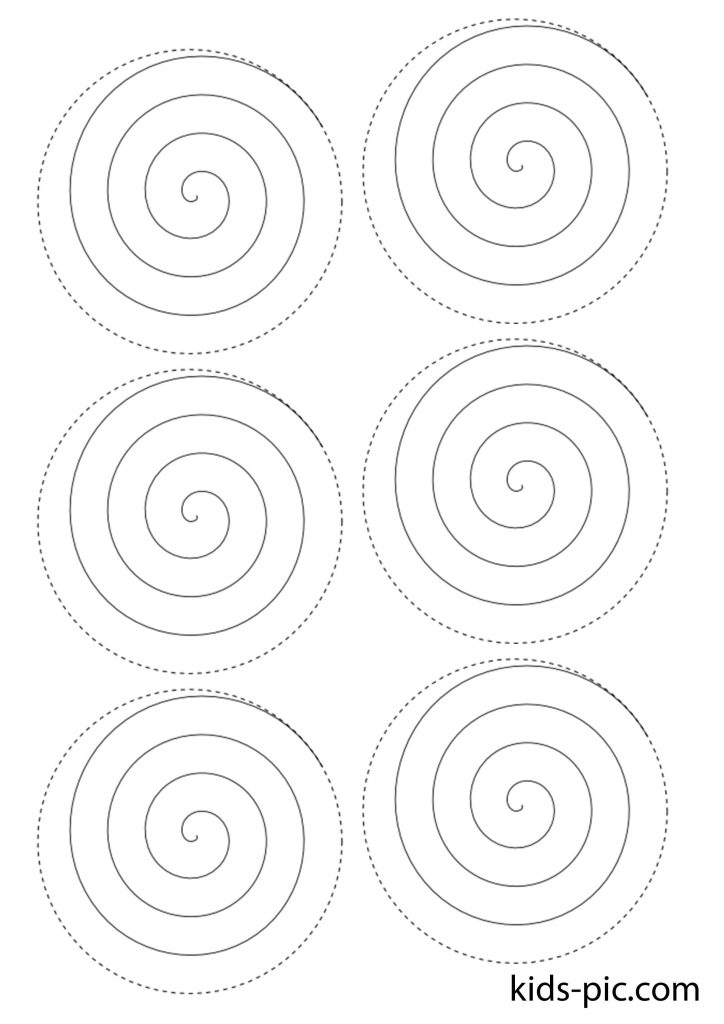 спираль трафарет розы для вырезания из бумаги шаблоны