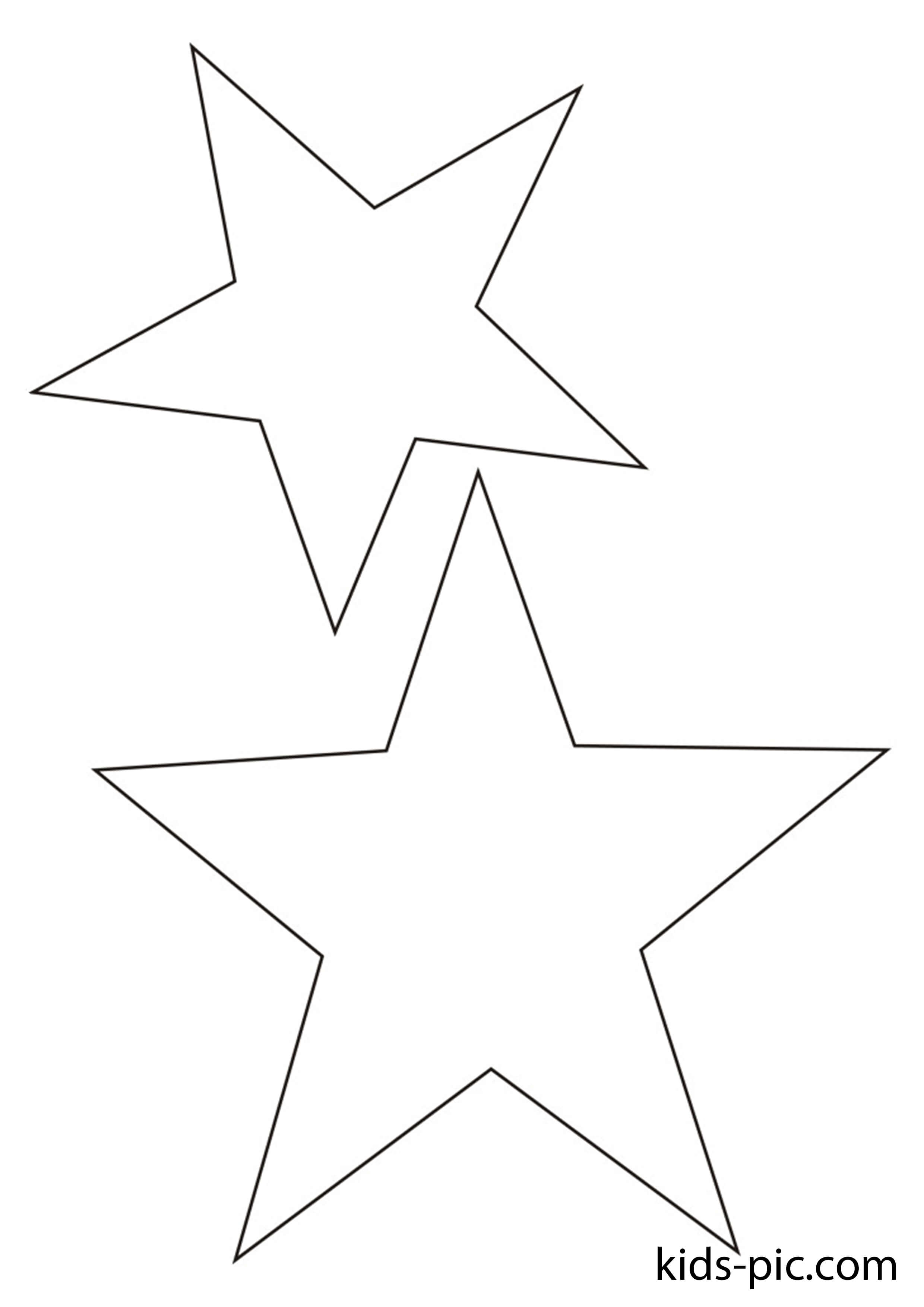 Шаблоны объемных звезд из бумаги