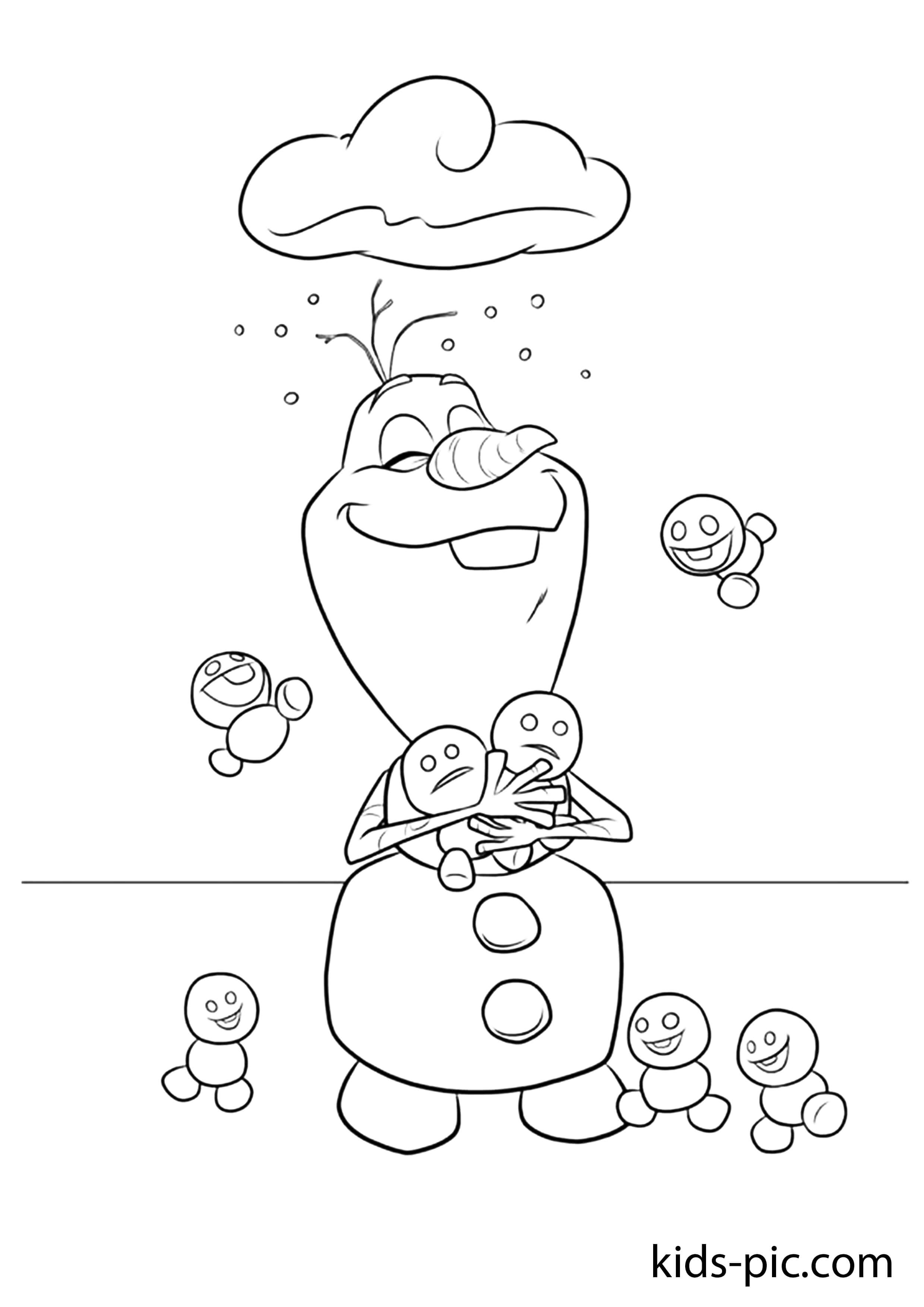 15 olaf snowman coloring pages printable kids pic com