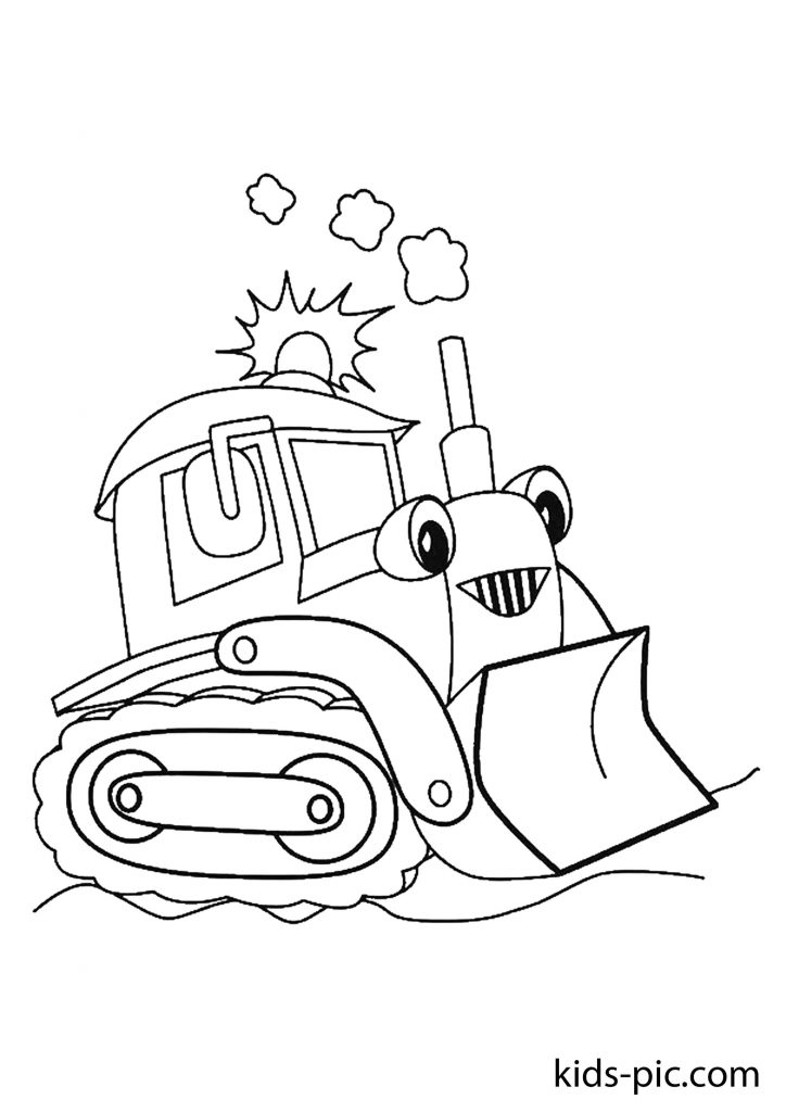 printable snow plow coloring pages