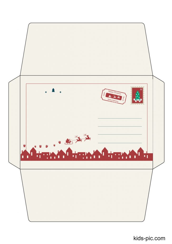 santa letter printable template