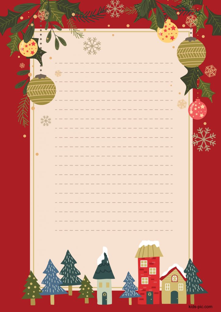 santa letter printable free