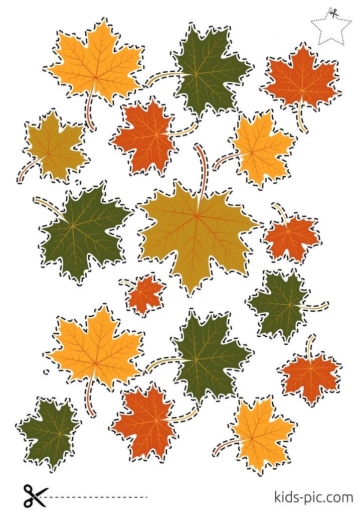 Осенние листья из бумаги: шаблоны, оригами и идеи оформления
