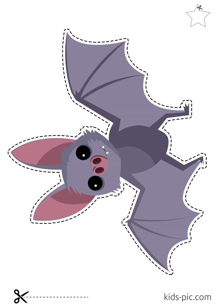 bat template for halloween