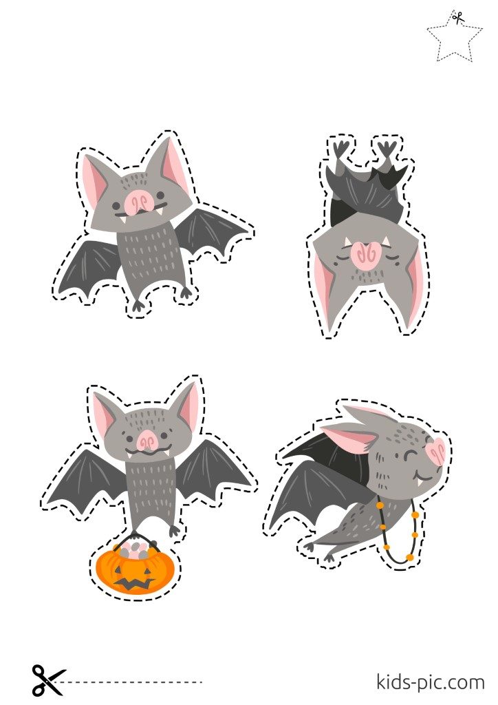 halloween bat cut out template