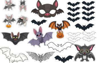 Halloween Bat Cutout Template