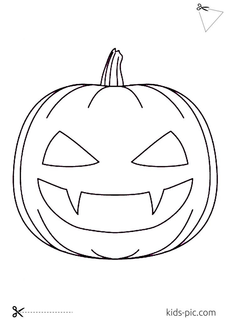 scary pumpkin templates printable