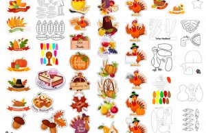 37 Free Thanksgiving cutouts