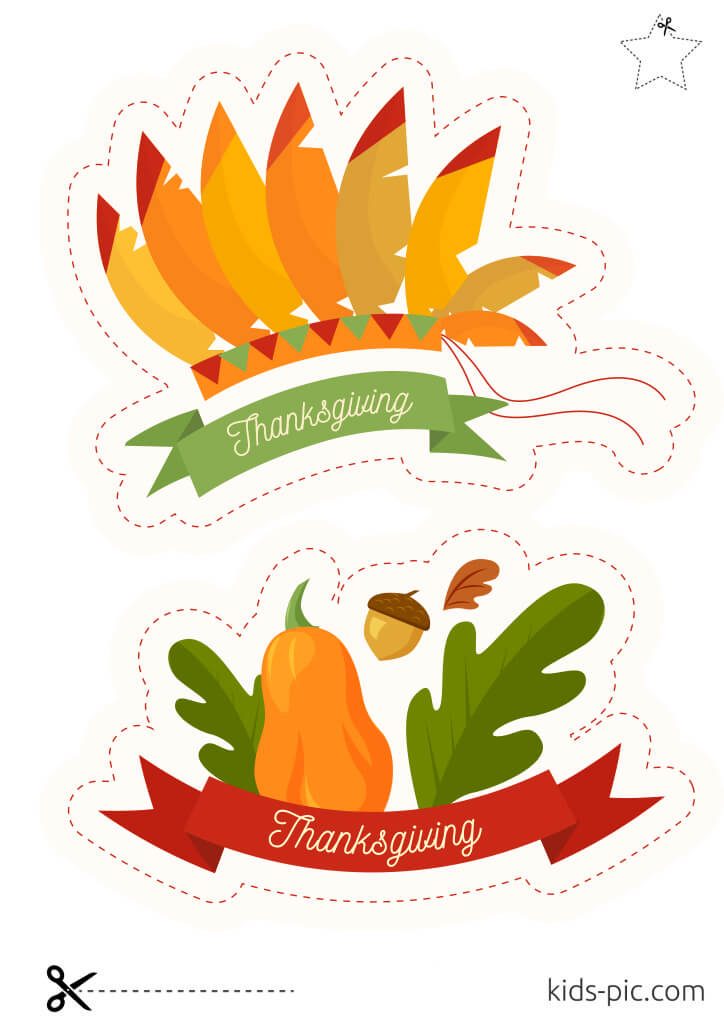 thanksgiving cutouts